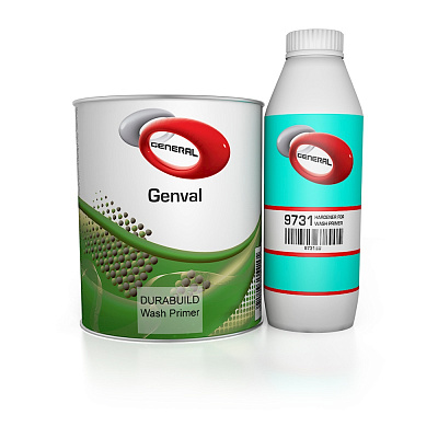 123 Грунт GR9700  GENERAL  Wash Primer 2K антикорозионный с отвердителем H9732 (комплект), уп.1л+1л G-GR9700-H9732-2000