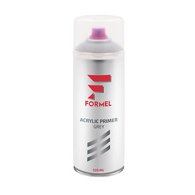 FORMEL Грунт акриловый серый 520 мл, аэрозоль FM-4012